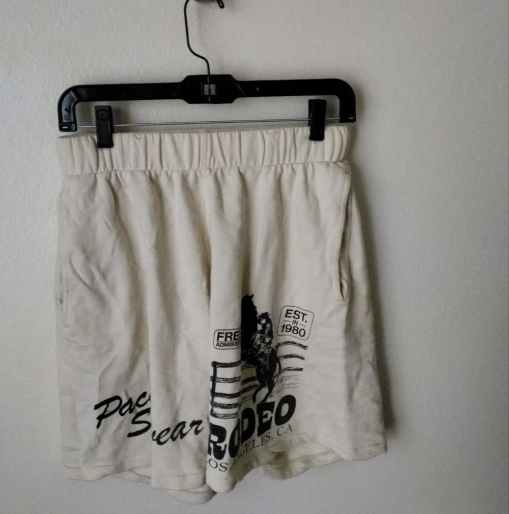 Pacsun Men's Rodeo Fleece Sweat Shorts Size M Athleisure